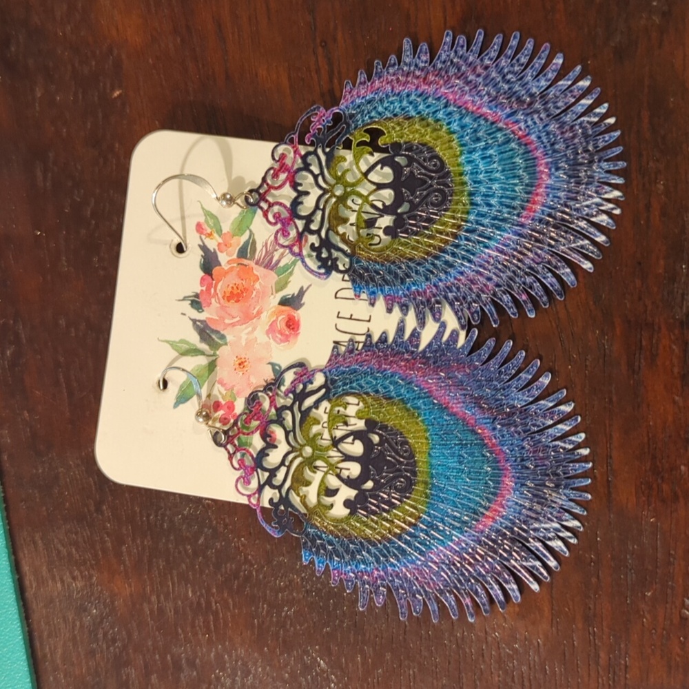 Metal earrings